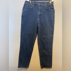 Riders Dark Blue Straight Leg Jeans (Size 12P)